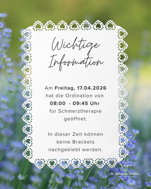 Am Freitag 17.04.2026 hat die Ordination von 0800 Uhr - 0945 Uhr für Schmer_20260413_091222_0000
