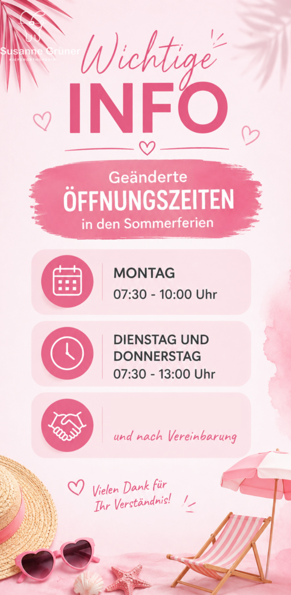 Sommer Öffnungszeiten